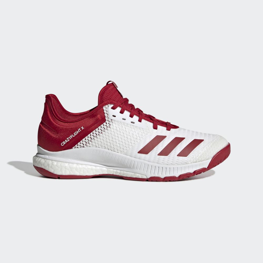 Adidasi Volei Adidas Crazyflight X 3 Dama Romania - Albi/Rosii F35714